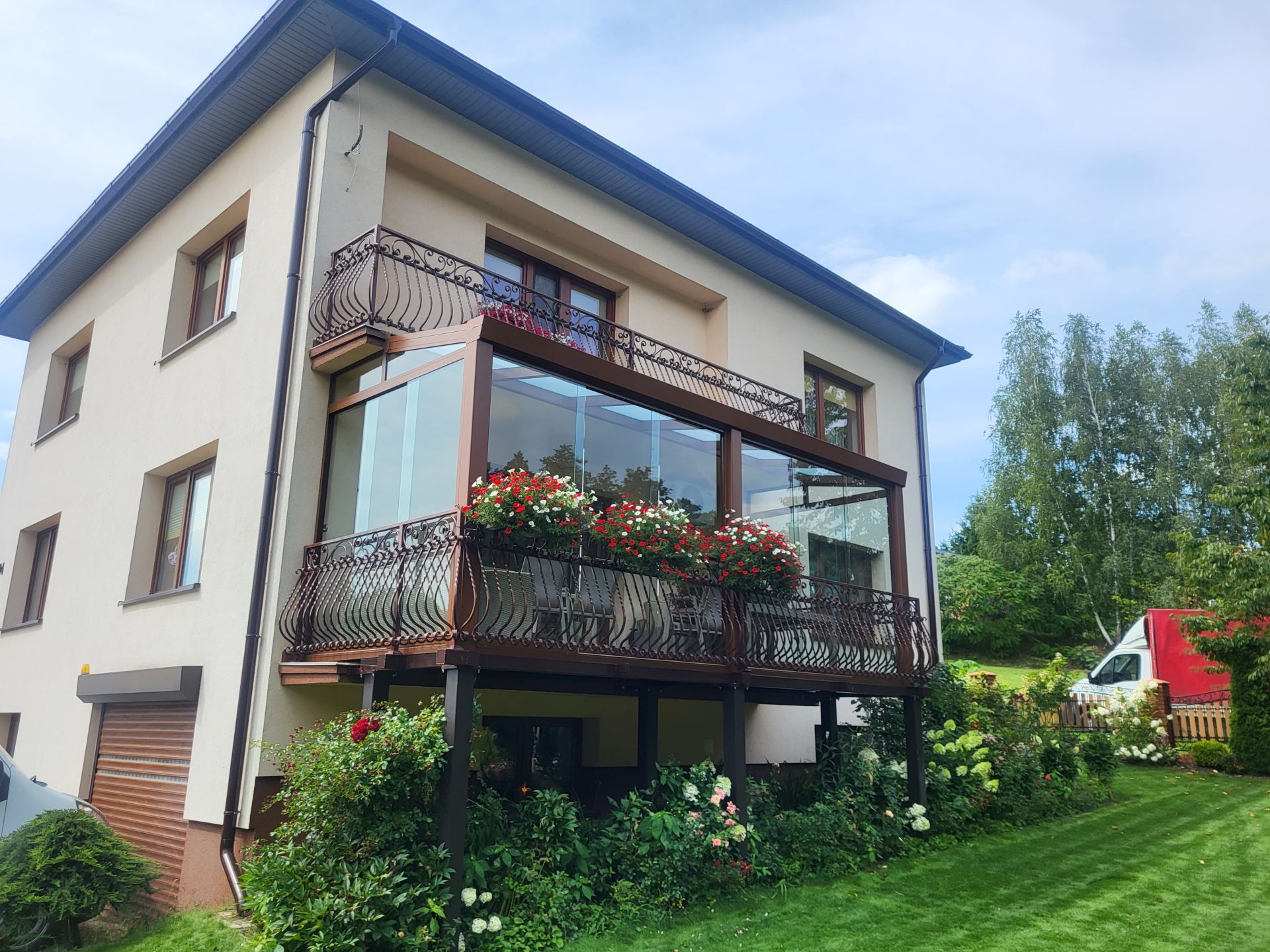 Taras w Kraśniku — widok po realizacji